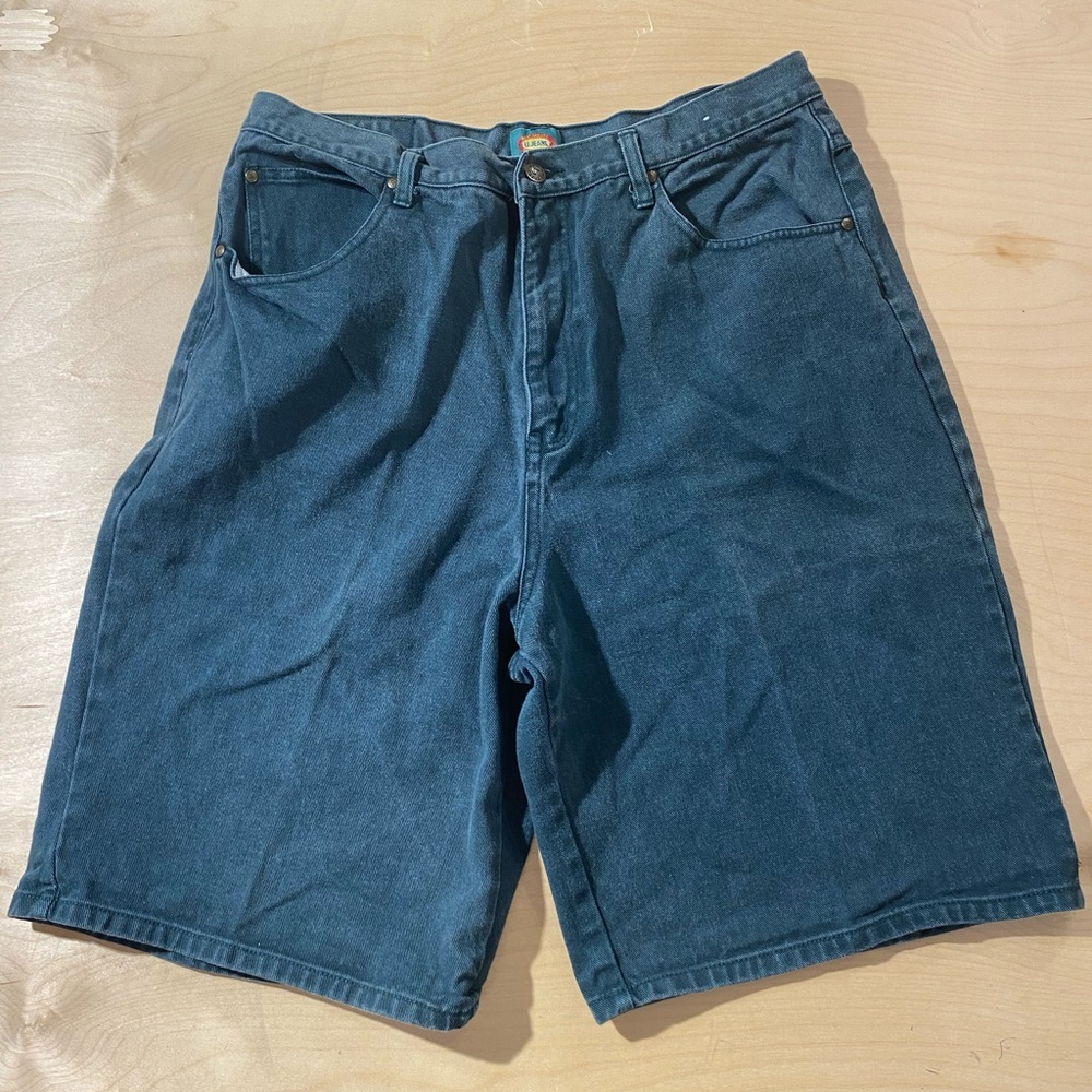 U Jeans Classic Blue Denim Shorts 20 (GZ)